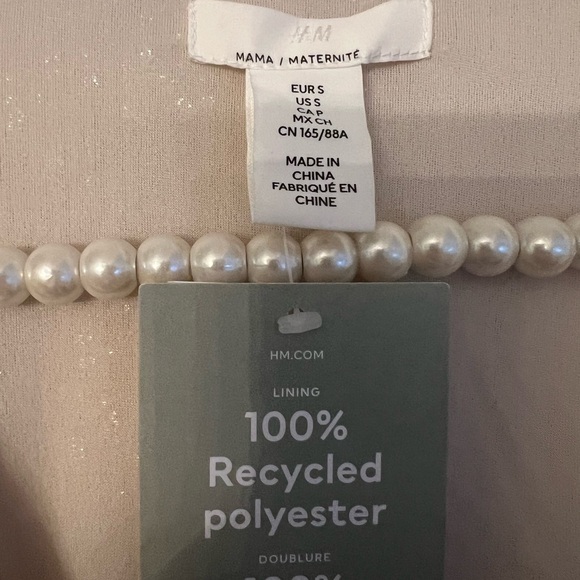 NWT MAMA Sequined Wrapover Maternity Dress sz Small🌹 - Picture 4 of 5